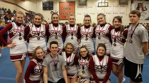 South Central Junior-Senior High School Cheerleading team