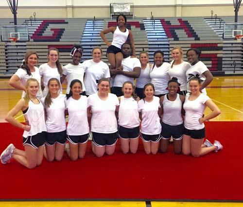 Gadsden City High School Cheerleading Team
