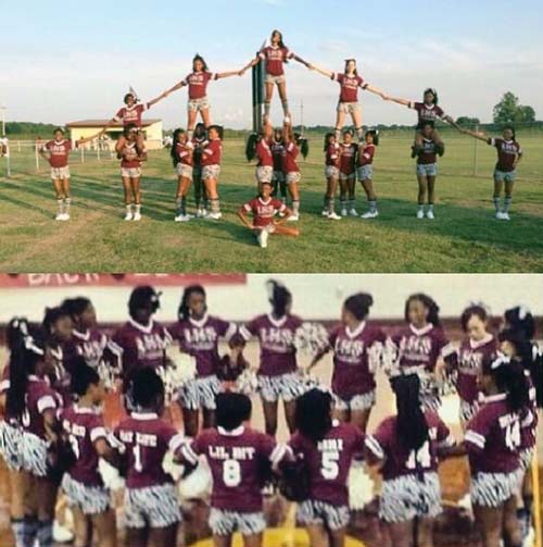 Leland High School Cheerleading Stunt