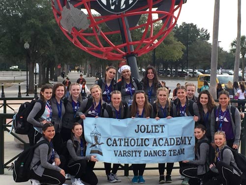 Joliet Catholic Academy dance team