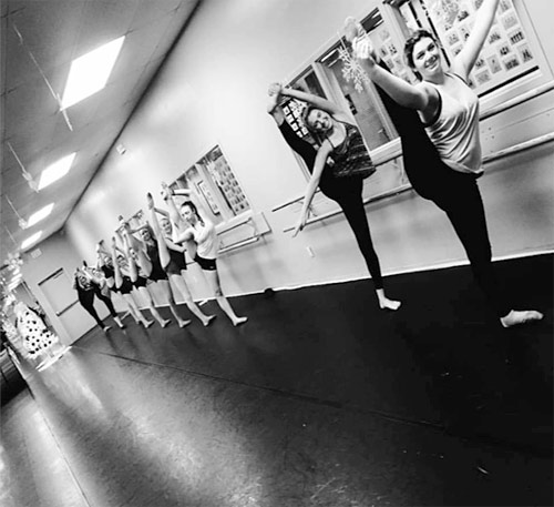 South Carolina Dance Company stretch