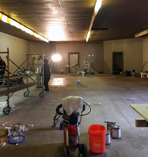Studio 136 Dance Center construction