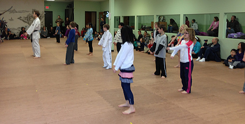 Adamson Karate Studio class