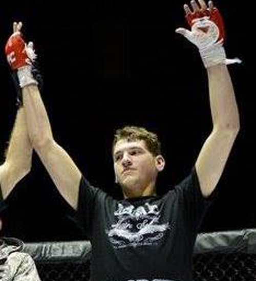 Max Madorsky after winning a fight
