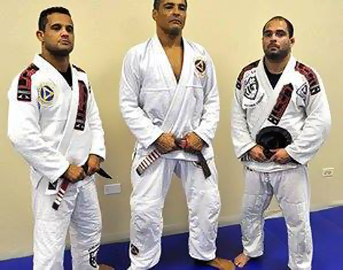 Sensei Luiz Claudio, Master Rickson Gracie, Grandmaster Thiago Veiga