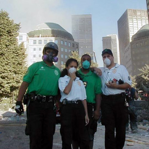 Angel Ortiz at Ground Zero