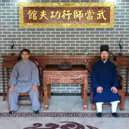 Itzak Lefler and Master Chen Shixing