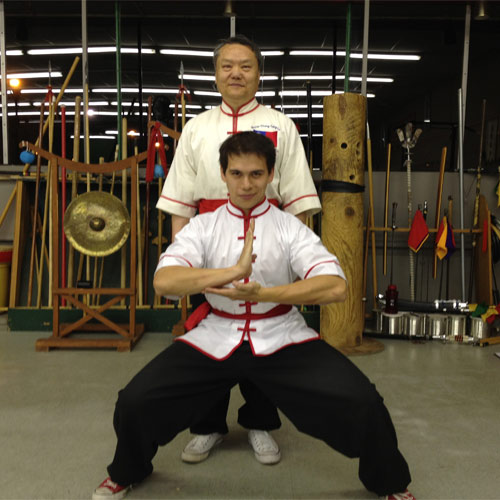 Itzak Lefler and Master Cheng Tsang Lu