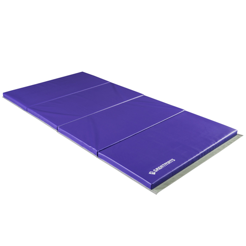 Greatmats Folding Vinyl and Foam Gymnastics Mat 4 ft. x 8 ft. x 2 in.