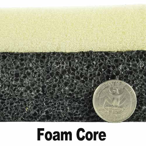 Polyethylene and Polyurethane Foam Cores