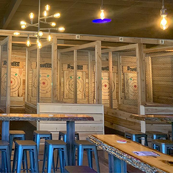 axe throwing floor