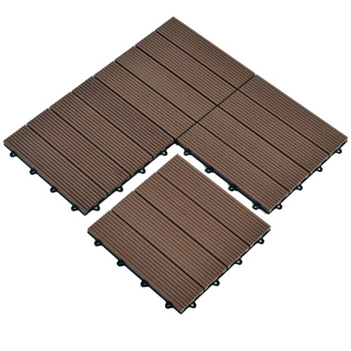 WPC Pool Decking Tiles