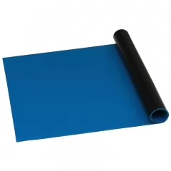 Dissipative Floor Mat,Blue,2 X 4 Ft. 