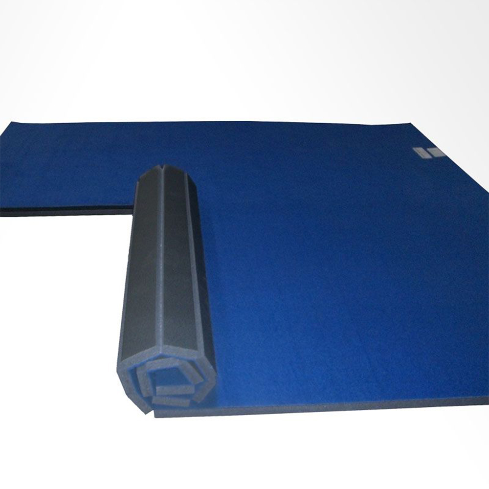 Navy Blue Flexi-Connect Cheer Stunt Mat 1-3/8 Inch 10x10 Ft.