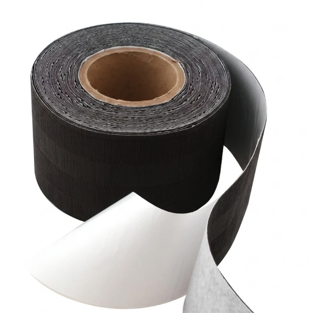 Flexi-Roll Seam Tape with Tatami Texture 4 Inch x 65 Ft black roll 