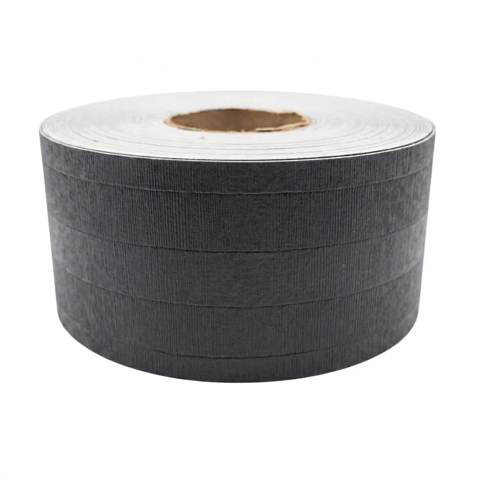 Flexi-Roll Seam Tape with Tatami Texture 4 Inch x 65 Ft charcoal gray full roll