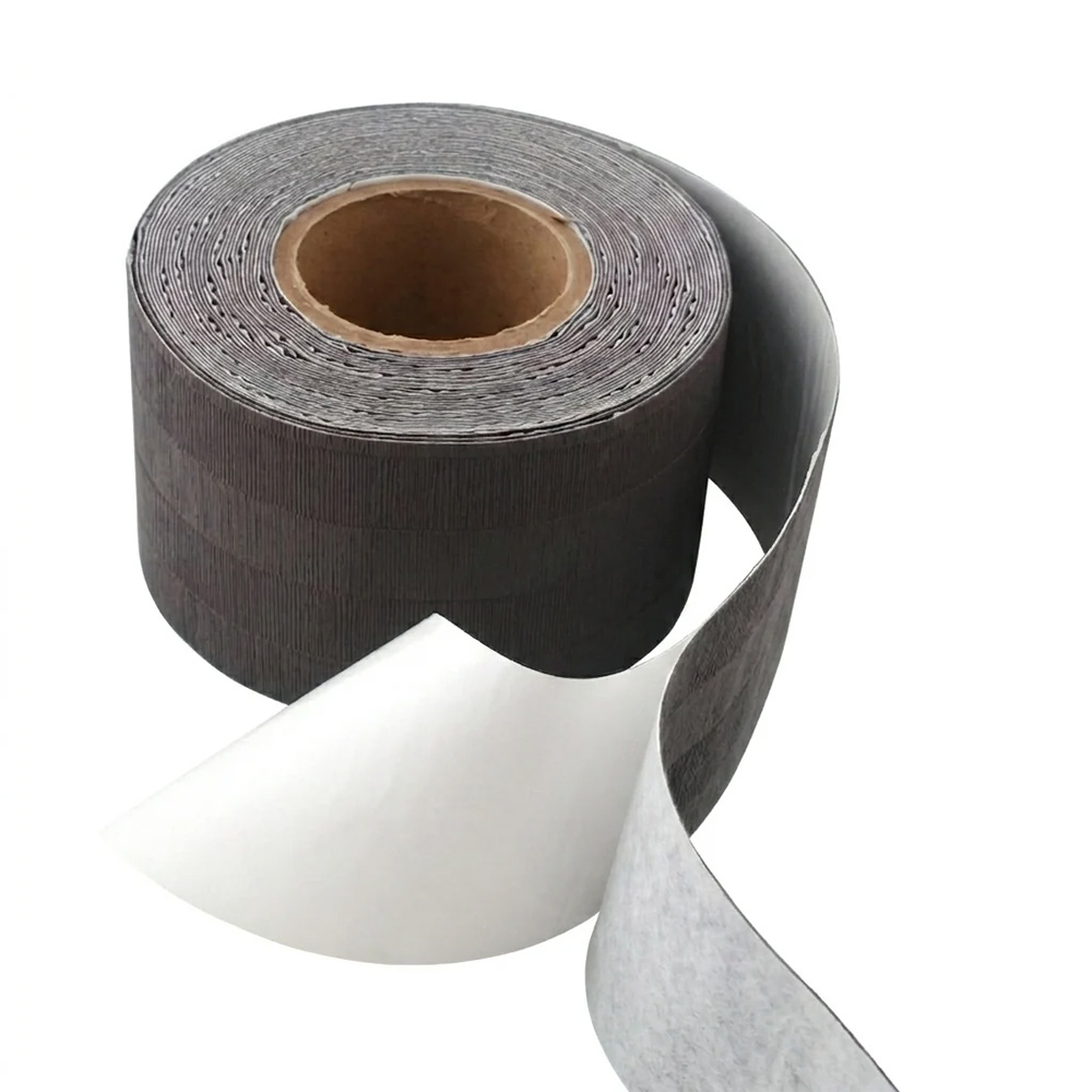 Flexi-Roll Seam Tape with Tatami Texture 4 Inch x 65 Ft charcoal gray roll