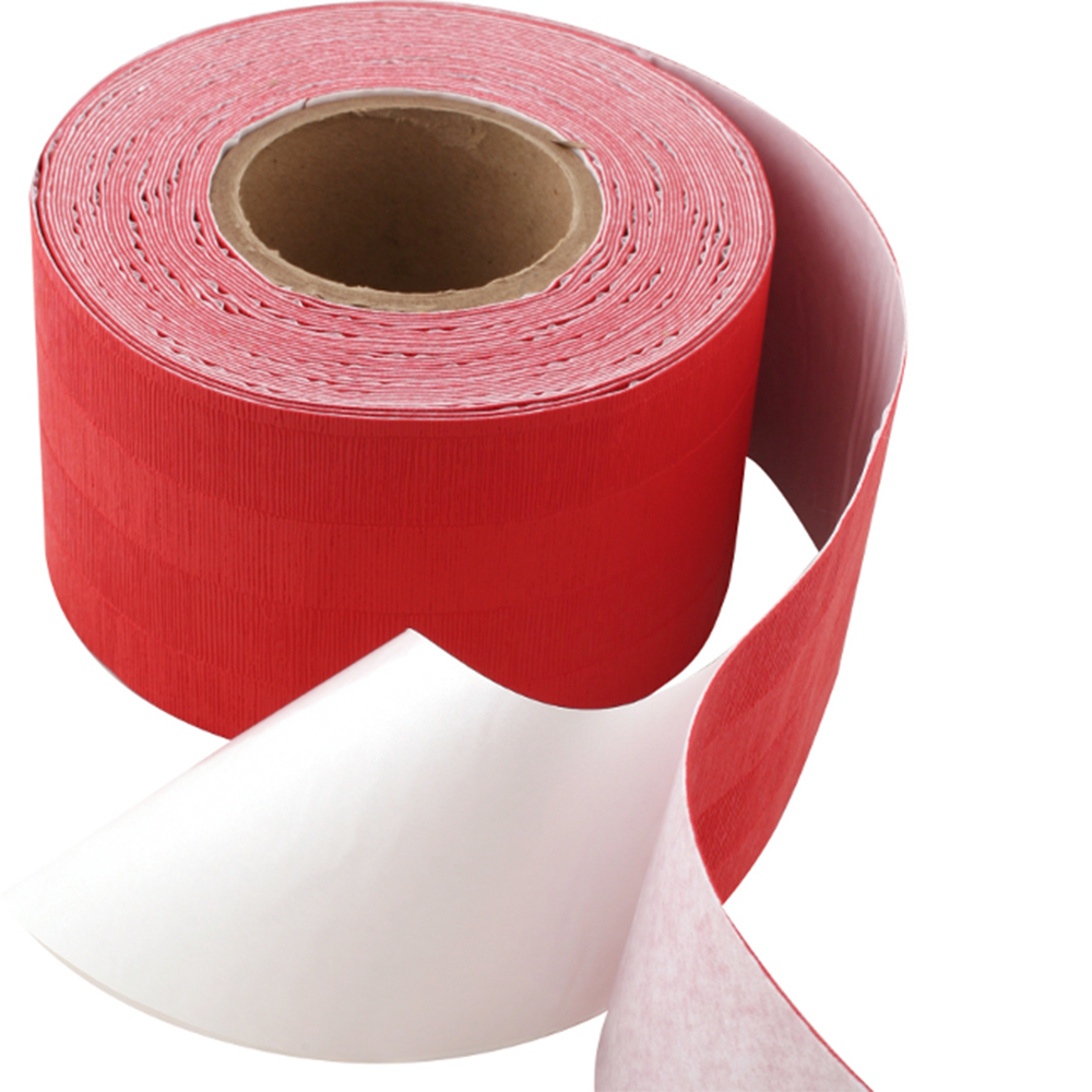 Red roll of Flexi-Roll Seam Tape with Tatami Texture 4 Inch x 65 Ft