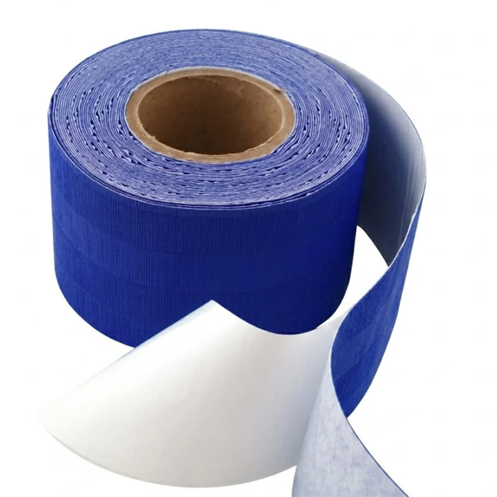 Flexi-Roll Seam Tape with Tatami Texture 4 Inch x 65 Ft royal blue roll