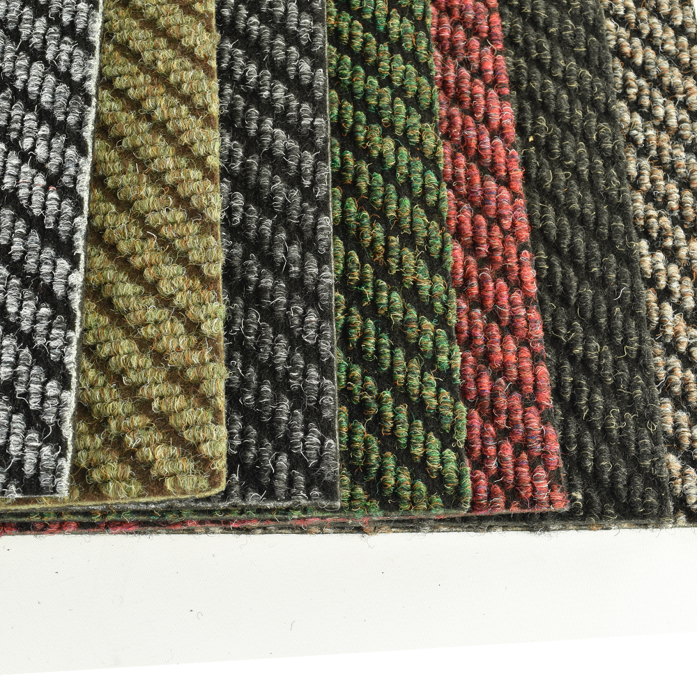 stack of all colors of Dominator LP Carpet Tiles