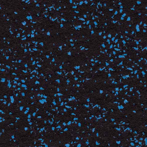 Buff blue surface Interlocking Rubber Tile 23x23 Inch x 8 mm 20% Color Eureka