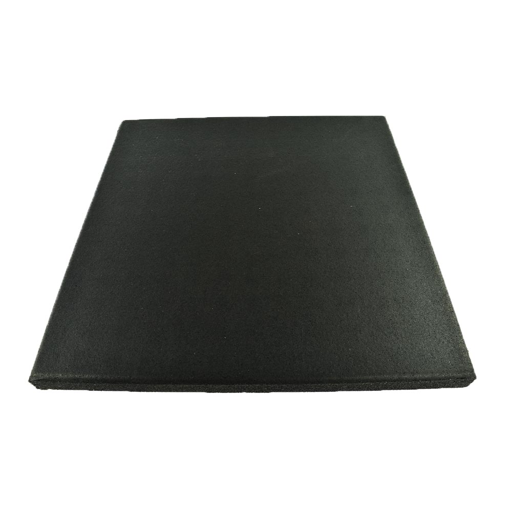 dBTile Commercial Gym Floor Tile Black full top view