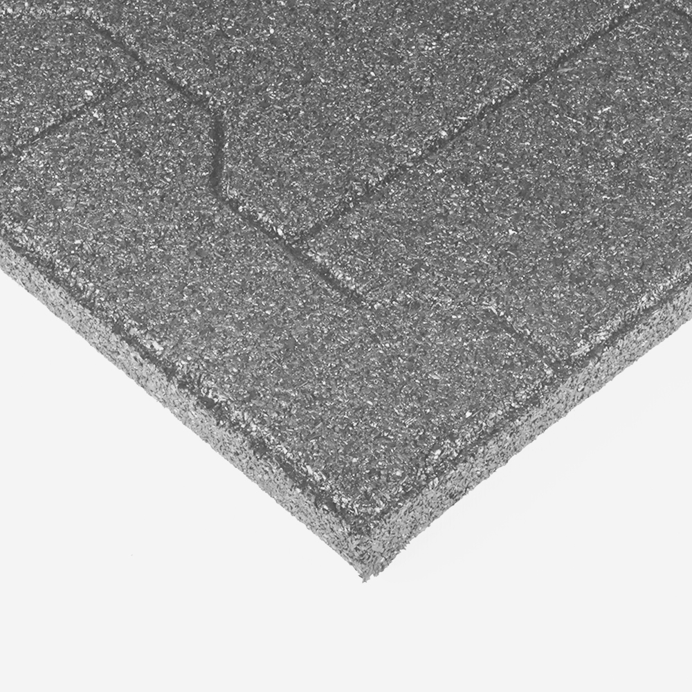 Corner Equine Paver Tile Gray 30 mm x 2x2 Ft.