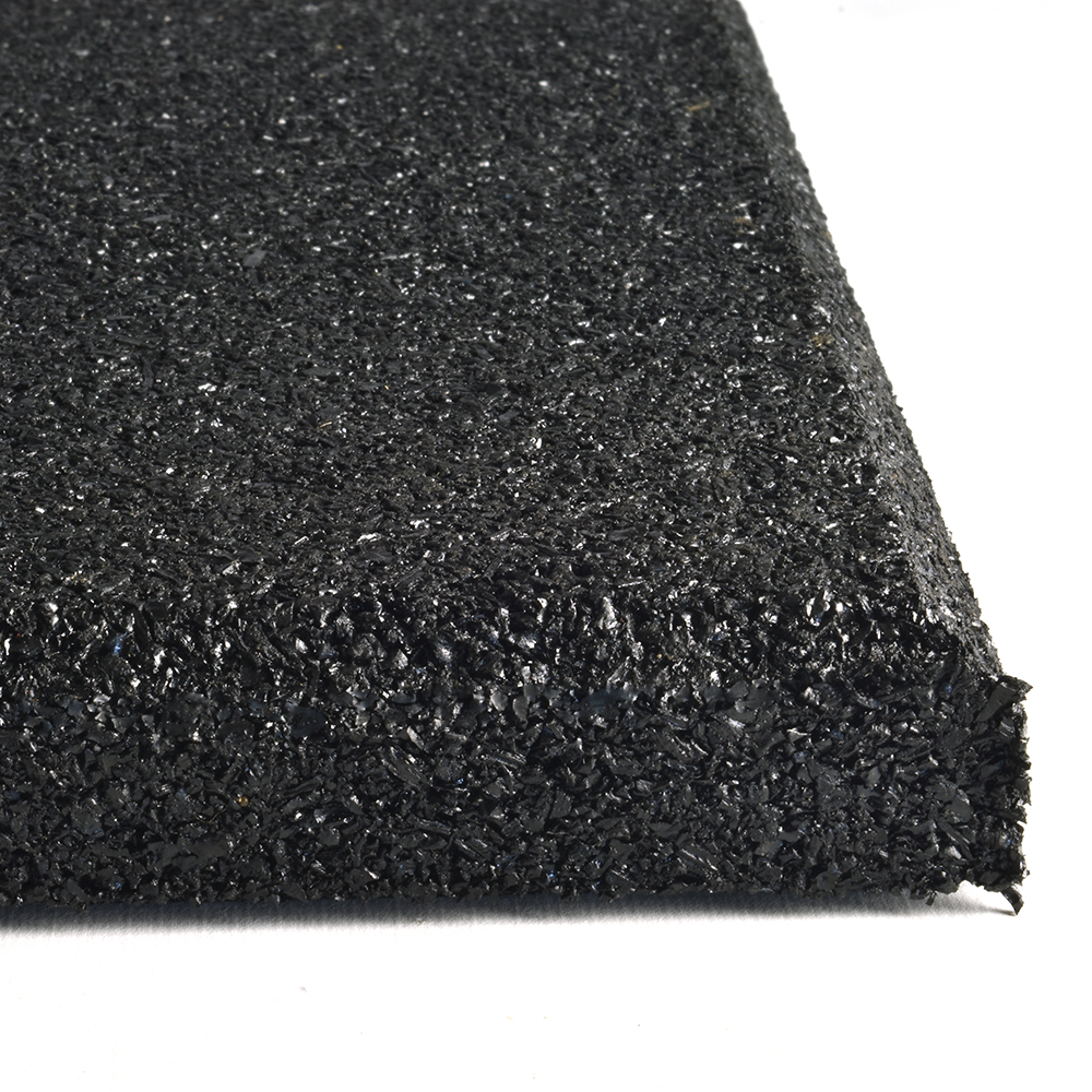 Close-up corner Path Paver Tile Black 30 mm x 2x2 Ft. 