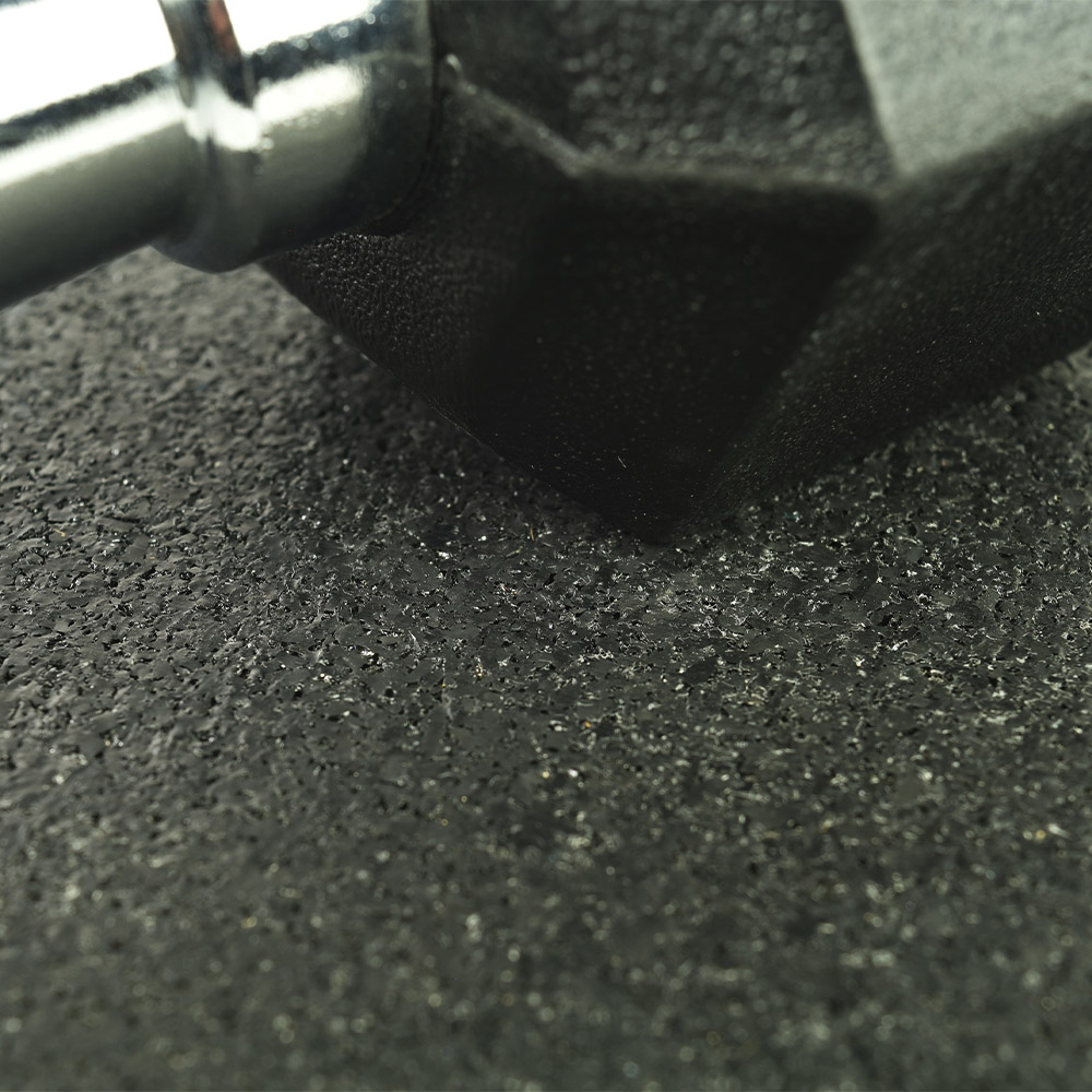 Dumbbell on Rolled Rubber Eureka 8 mm Black 25 LF