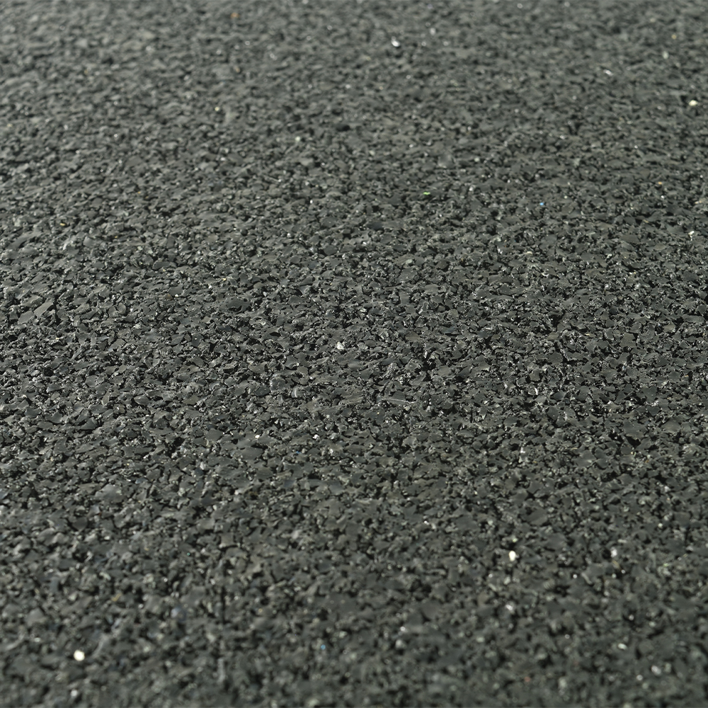 Ergonomic TurfShok Rubber Underlay 12 mm x 4 Ft. Wide per SF surface close up