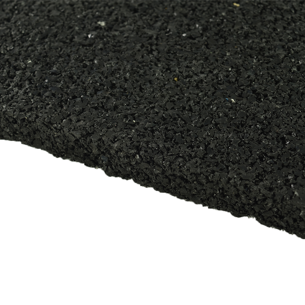 TurfShok Rubber Underlay 12 mm x 4 Ft. Wide per SF edge angle view