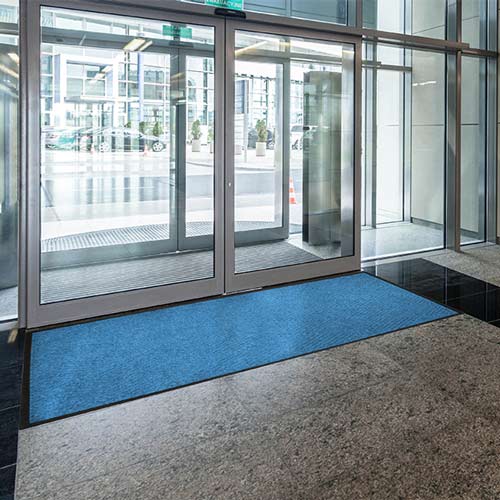 Waterhog Fashion Diamond Indoor Outdoor Entrance Mat 35x118 inches install-1.