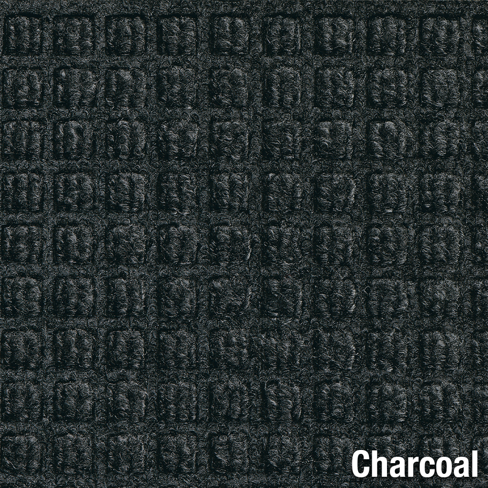 Waterhog Fashion Indoor Outdoor Entrance Mat 35 x 59 inches charcoal