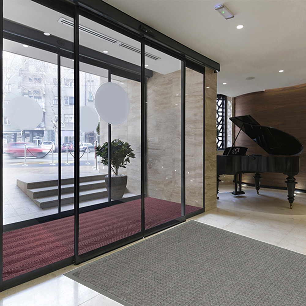 Waterhog Fashion Indoor Outdoor Entrance Mat 35 x 142 inches lobby.