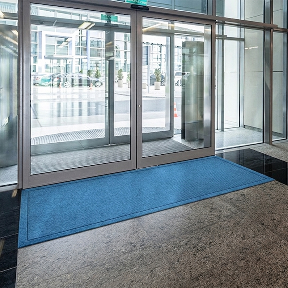 Waterhog Fashion Diamond Indoor Outdoor Entrance Mat 35x118 inches install-1.