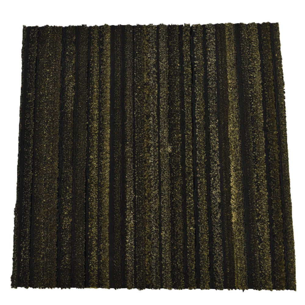 Scraper Recycled Tire Rubber Floor Tiles 3/8 Inch x 11.5x11.5 Inches Case of 25 Full tile