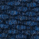 Berber Roll Goods Indoor Entrance Matting-Singed Edge 6 x 125 ft swatch dark blue.