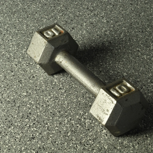 Rubber Fitness Floor Roll for Dumbbells