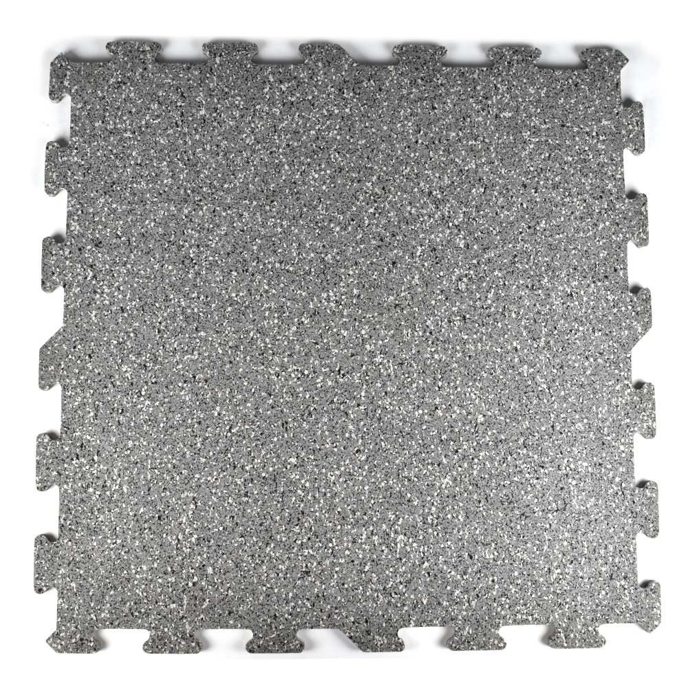 RUBBER FLOOR MAT GREY 100x100x2cm