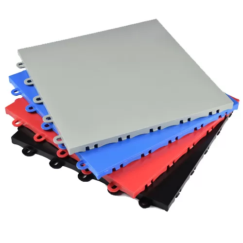 durable and strong plastic floor tiles use for padel court