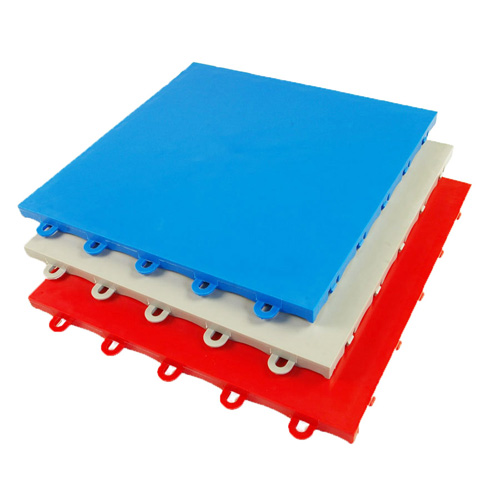 Snap Together Plastic Court Tiles