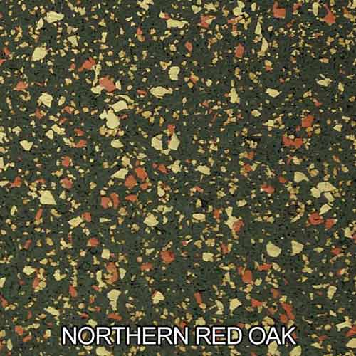 FlexeCork Interlocking Cork Rubber Tile 1/2 Inch northern red oak.