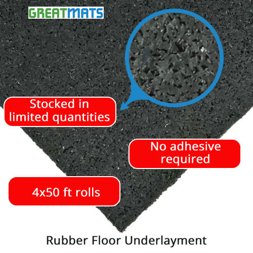 rubber flooring underlayment 