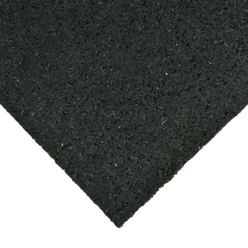 6mm Black Rubber Flooring Rolls, Rollout Rubber