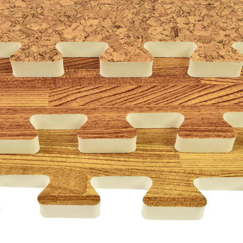 Foam Tile Wood Grain Patterns