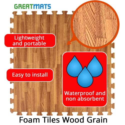 wood look sodt foam tiles