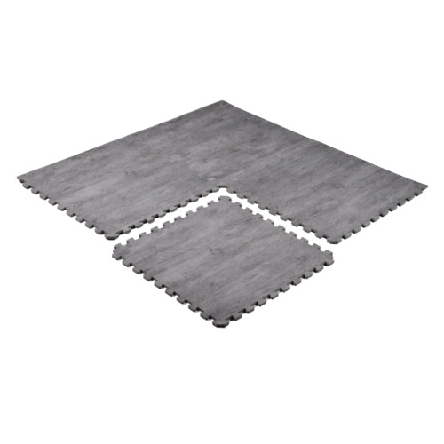 wood grain gray foam flooring tiles