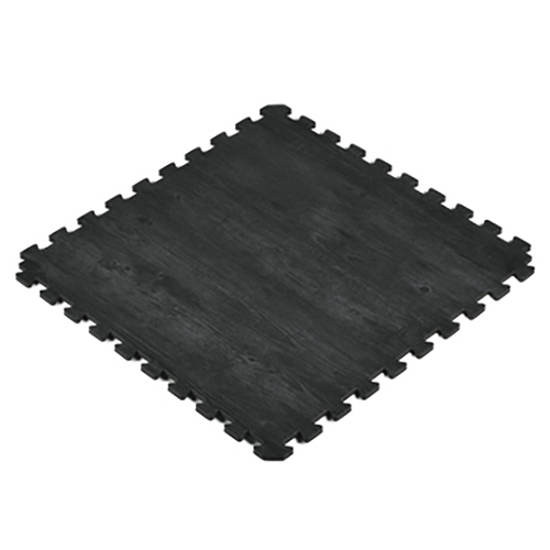 black wood grain foam tiles