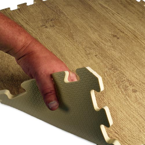 Wood Grain Foam Removable Flooring Tiles Prices