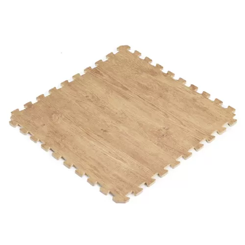 Premium Light Wood Grain Foam Tiles